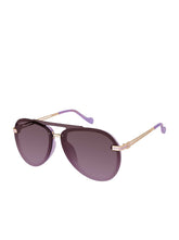 Metal Aviator Sunglasses in Light Purple | Jessica Simpson Accessories