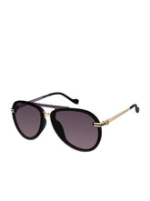 Metal Aviator Sunglasses in Smoke Matte Black | Jessica Simpson Accessories