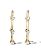 Large Hoop Crystal Earrings | Jessica Simpson Accessories
