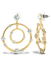 Orbital Crystal Drop Earrings | Jessica Simpson Accessories