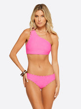 Under the Sea One Shoulder Top in Pink Parfait | Jessica Simpson Women