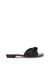 Dydra Knotted Flat Sandal in Black | Jessica Simpson Women