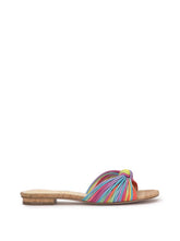 Dydra Knotted Flat Sandal in Multi Stripe | Jessica Simpson Women