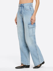 Jenna Cargo Pants in Valley Sky | Jessica Simpson Women