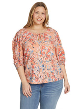 Sibyl Top in Blooming Pastures | Jessica Simpson Women