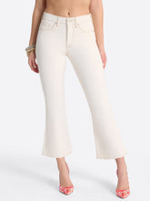 Charmed Ankle Flare in Ecru | Jessica Simpson Women
