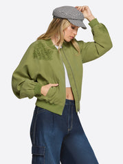 Fynn Bomber Jacket in Mayfly | Jessica Simpson Women