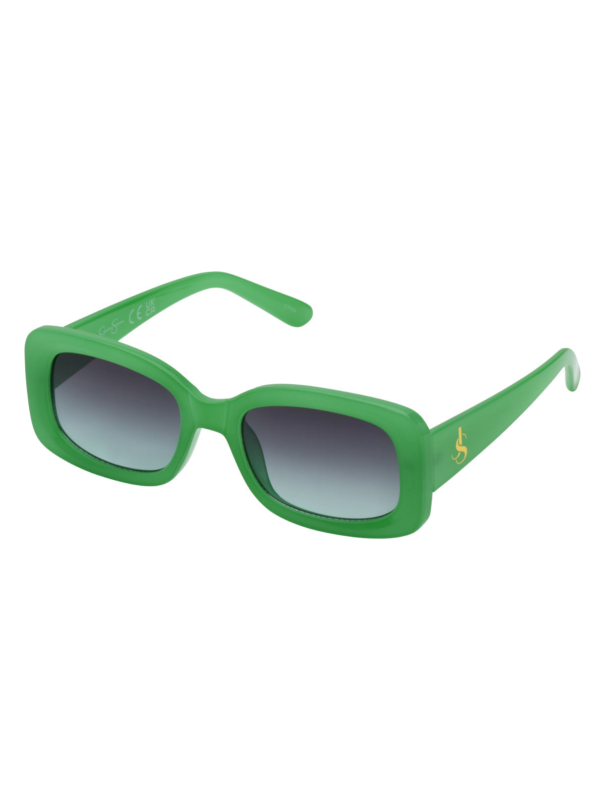 Retro Sunglasses in Green | Jessica Simpson Accessories