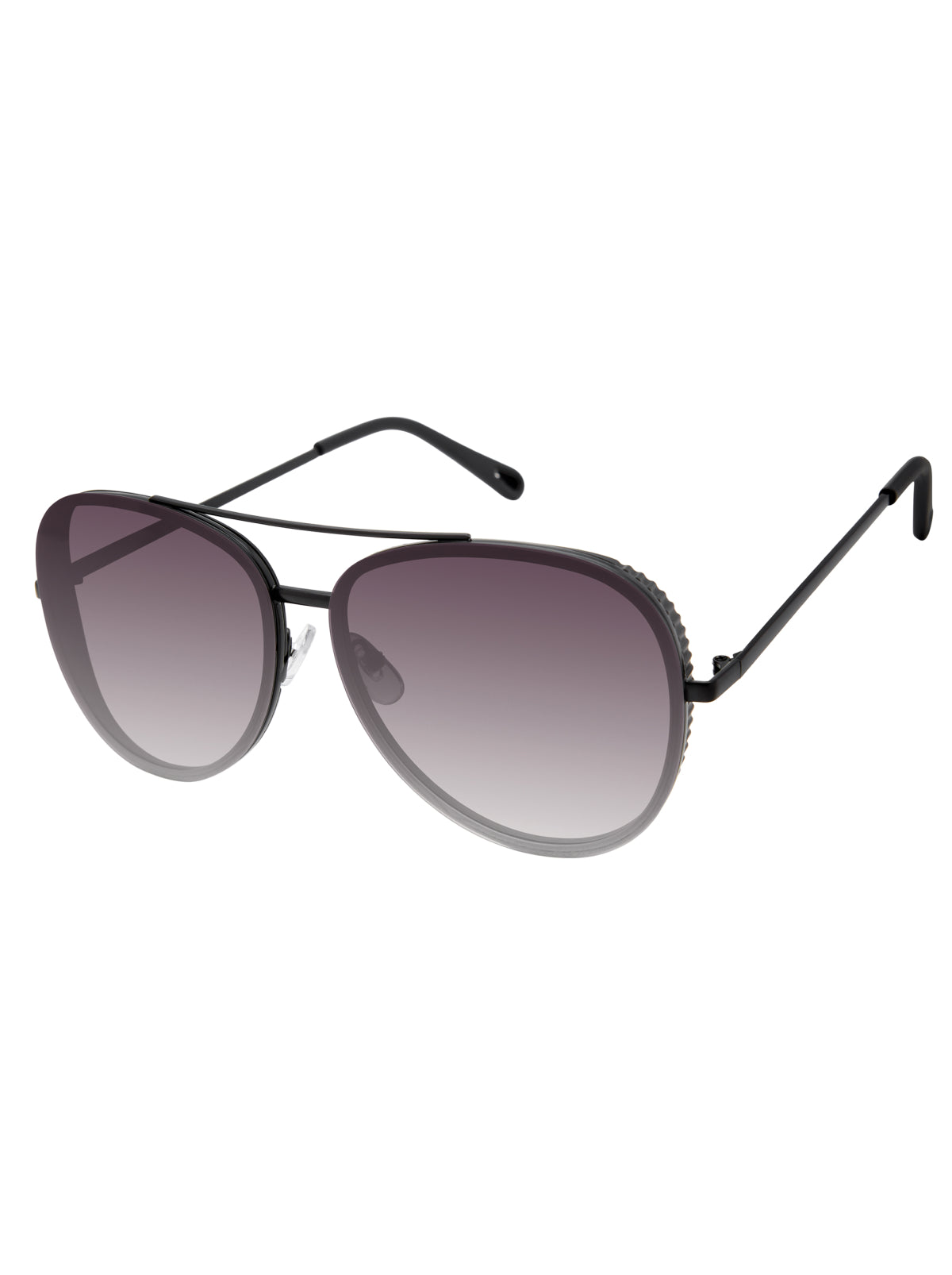 Glam Aviator Pilot Sunglasses in Black Out | Jessica Simpson Accessories
