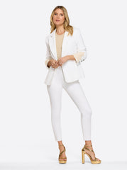 Fitted Blazer in White | Jessica Simpson Women
