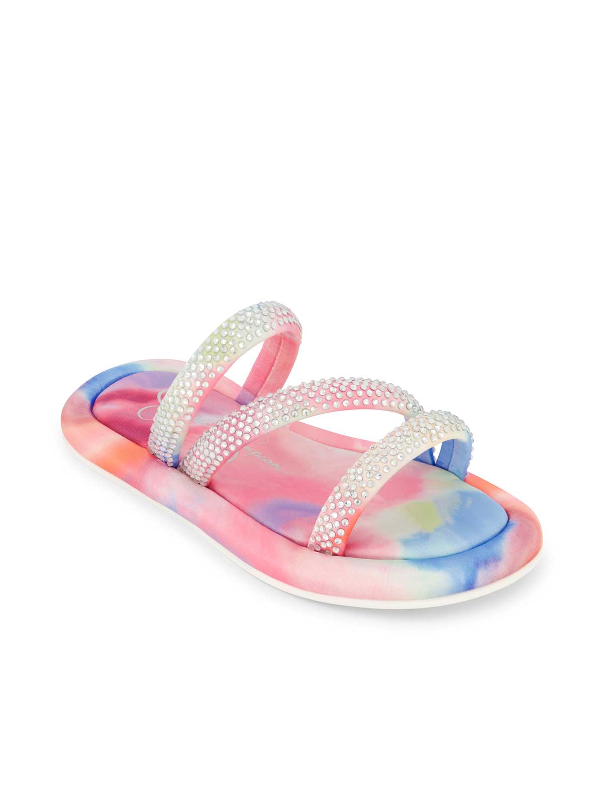 Girls' Kaylen Strap Slippers in Tie Dye | Jessica Simpson Women