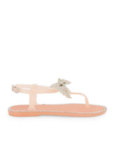 Girls' Jelly Bow Slippers in Blush | Jessica Simpson Women