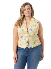 Embla Vest in Candy Hibiscus | Jessica Simpson Women