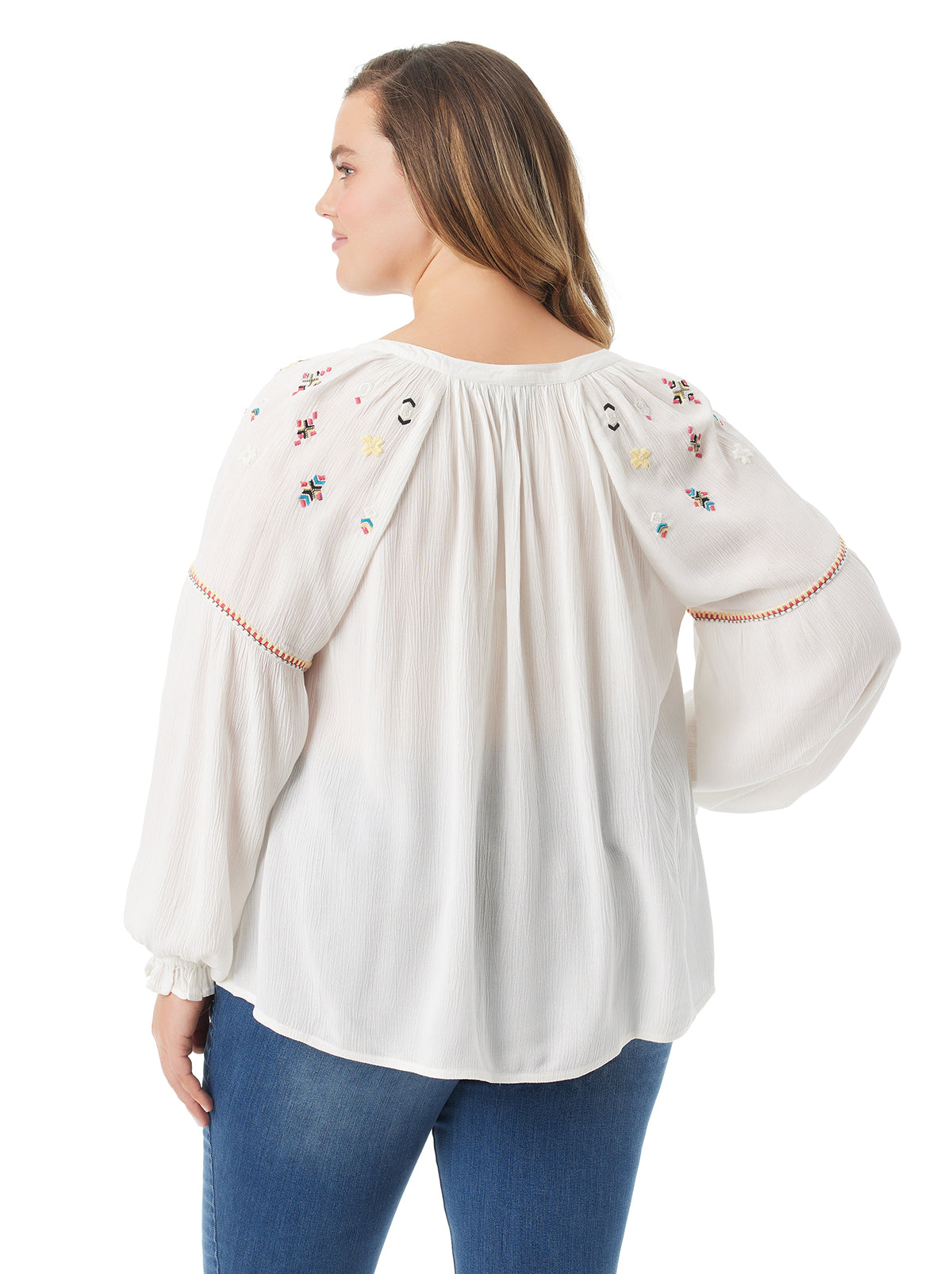 Lissy Embellished Top in Gardenia | Jessica Simpson Women