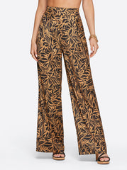 Winnie Wide Leg Pants in Zebra Floral | Jessica Simpson Women