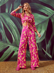 Winnie Wide Leg Pants in Withering Petals | Jessica Simpson Women