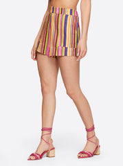 Eliana Short in Rainbow Stripe | Jessica Simpson Women