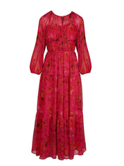 Sasha Maxi Dress in Outlined Blossoms | Jessica Simpson Women