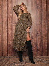 Sasha Maxi Dress in Fun Giraffe | Jessica Simpson Women
