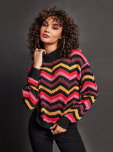 Farai Sweater in Striped Multi | Jessica Simpson Women