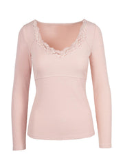 Abbey Sweatheart Top in Silver Pink | Jessica Simpson Women