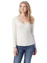 Abbey Sweatheart Top in Gardenia | Jessica Simpson Women