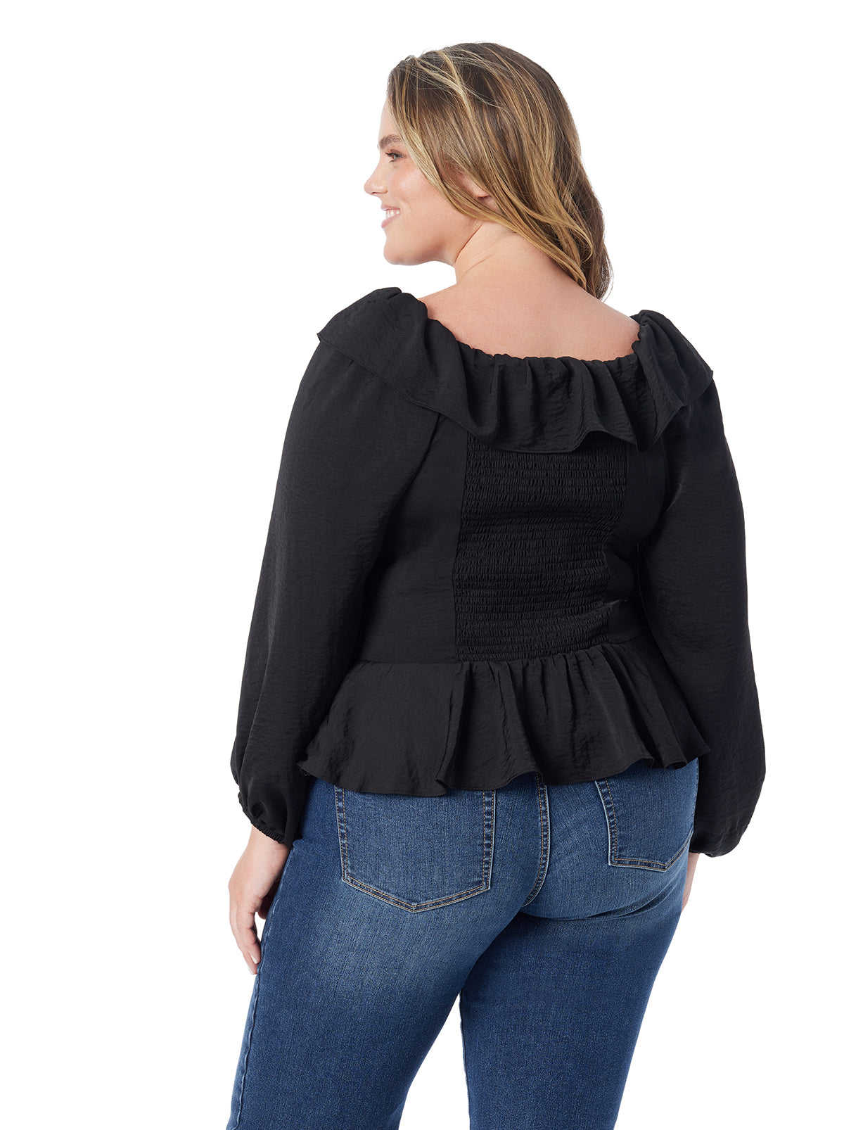 Aki Blouse in Anthracite | Jessica Simpson Women