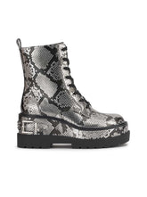 Imelda Combat Boot in Chrome Snake | Jessica Simpson Women