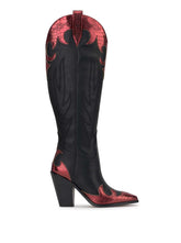 Rhetta Western Boot in Black & Oxblood | Jessica Simpson Women