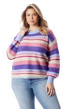 Portia Sweater in Lavender Stripe | Jessica Simpson Women