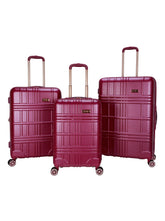 Jewel Plaid Luggage Collection in Violet | Jessica Simpson Home
