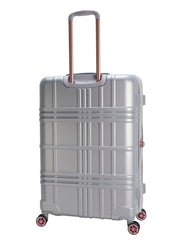 Jewel Plaid Luggage Collection in Silver | Jessica Simpson Home