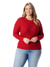 Ayaan Sweater in Scarlet Sage | Jessica Simpson Women