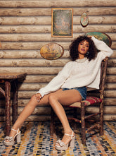 Kamari Sweater in Gardenia | Jessica Simpson Women