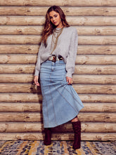 Portia Sweater in Heather Grey | Jessica Simpson Women