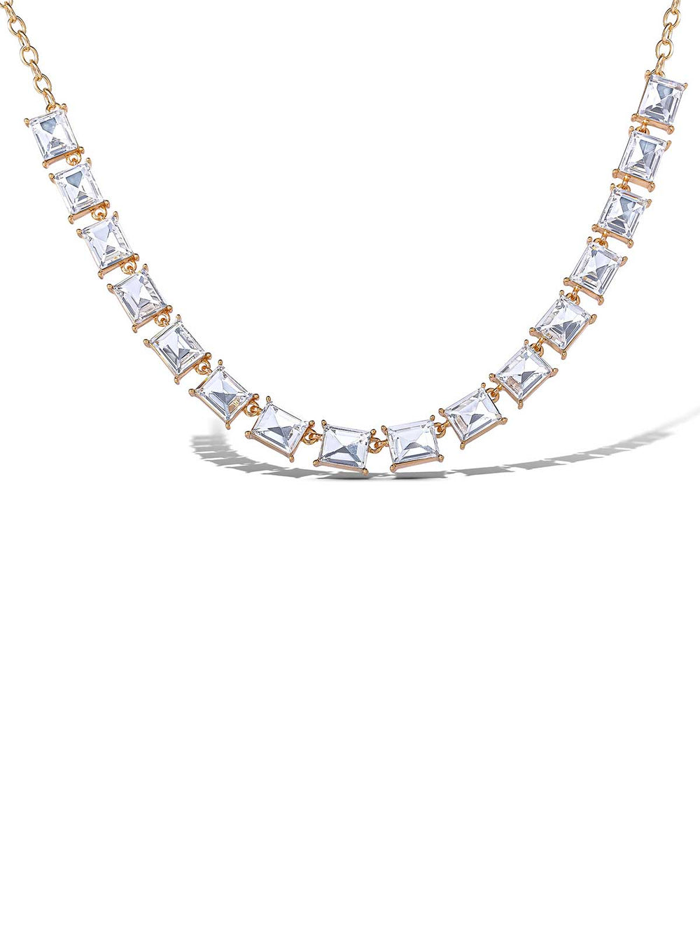 Crystal Stone Frontal Necklace | Jessica Simpson Accessories