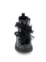 Toddler Daria Double Bow Boot in Black | Jessica Simpson Women