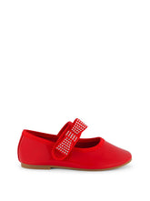 Toddler Amy Crystal Bow Ballet Flat in Red | Jessica Simpson Women