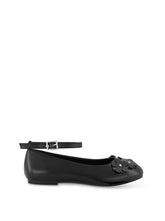 Little Girls' Amy Petal Ballet Flat in Black | Jessica Simpson Women