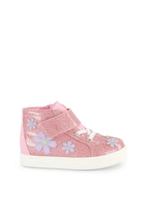 Toddler Gretchen Flower High Top Sneaker in Pink | Jessica Simpson Women