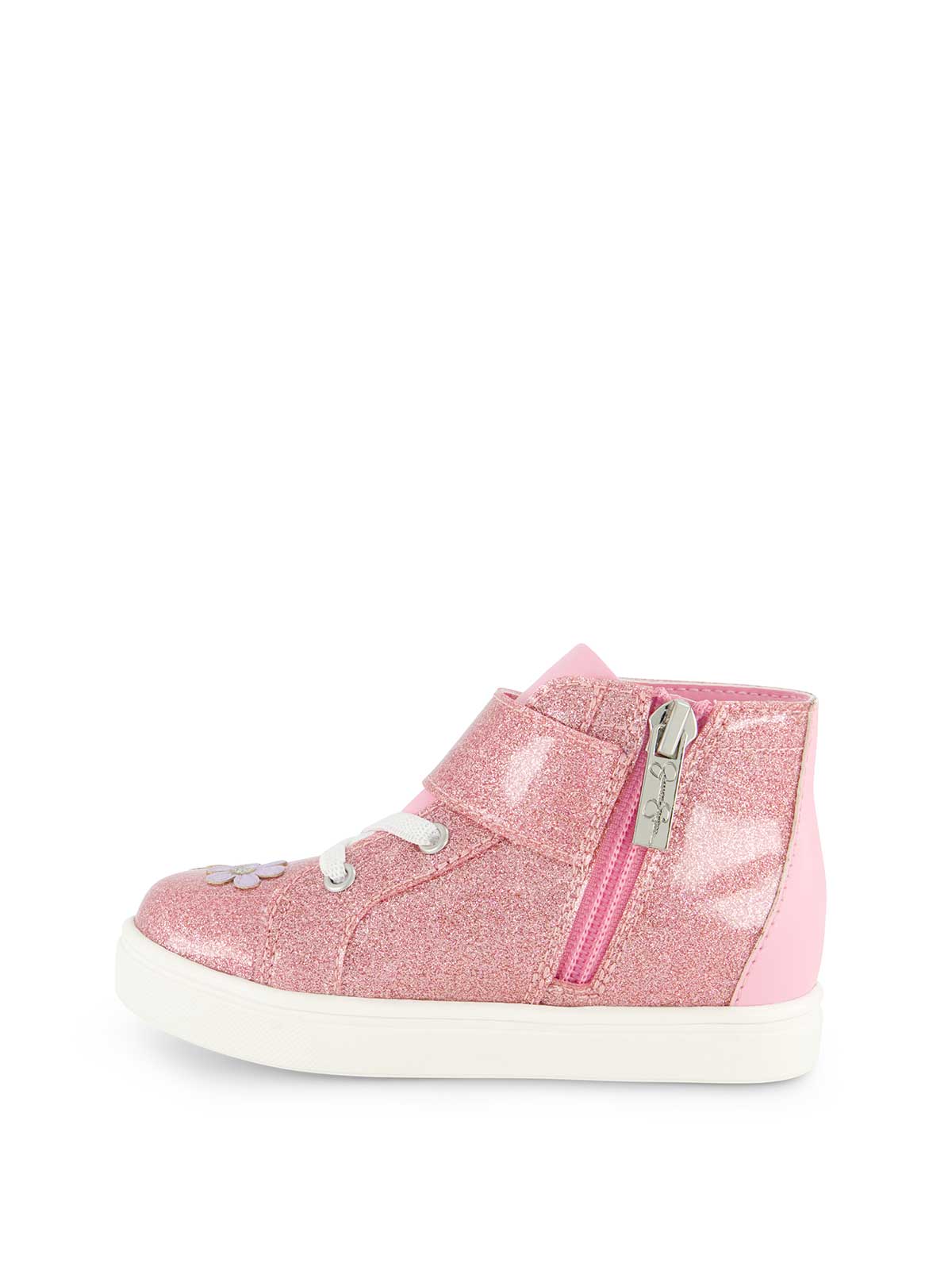 Toddler Gretchen Flower High Top Sneaker in Pink | Jessica Simpson Women