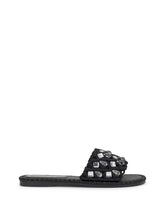 Brennara Flat Sandal in Black | Jessica Simpson Women