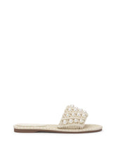 Brennara Flat Sandal in Cream | Jessica Simpson Women