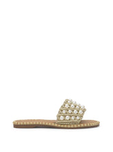 Brennara Flat Sandal in Soft Gold | Jessica Simpson Women