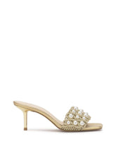 Cameleah Heeled Sandal in Soft Gold | Jessica Simpson Women