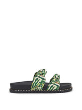 Caralyna Flat Sandal in Green Multi | Jessica Simpson Women