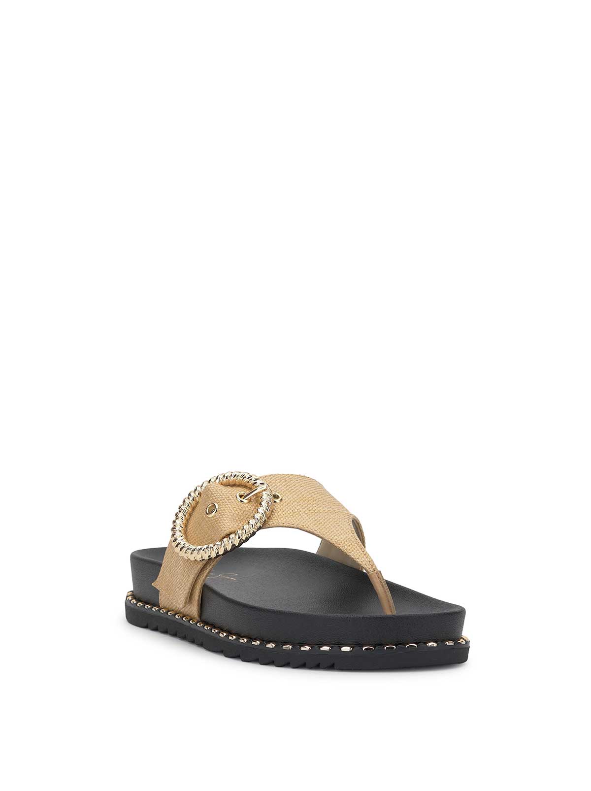 Cymmeri Flat Sandal in Natural Raffia | Jessica Simpson Women