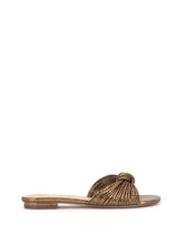 Dydra Knotted Flat Sandal in Bronze | Jessica Simpson Women