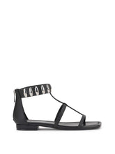 Elusta Flat Sandal in Black | Jessica Simpson Women