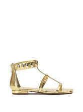 Elusta Flat Sandal in Gold | Jessica Simpson Women